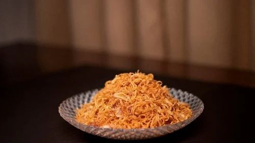 Fried Brown Onion - Medium Size, 1 Kg Flakes | Whole Part, Sliced Shape, Ideal for Food Packaging, Frozen Food Style