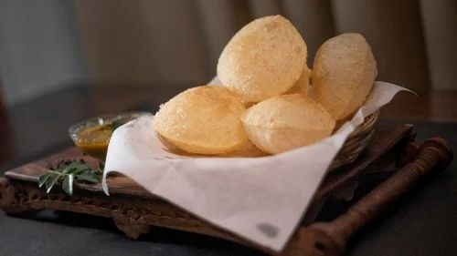 Frozen Wheat Flour Puri - Deep Fry, 10 Pieces per Pack, Frozen with 9 Month Shelf Life | Food Grade for Adults and Children