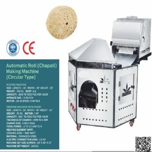 Fully Automatic Roti Making Machine