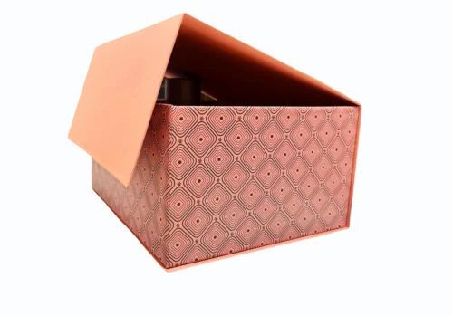 Magnetic Rigid Box - Biodegradable Paper,  Rectangular Shape, Matte Finish with Digital CMYK Printing & Foil Stamping, Multi Color, Handmade