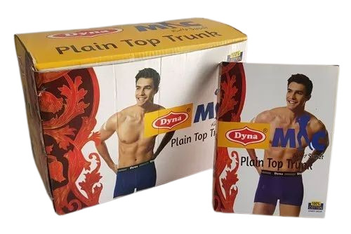 Mens Underwear Packaging Box - Cardboard Paper, 200 Gm Capacity, Multi Color, Rectangular Shape, Textured Coating, Disposable 130 Gsm