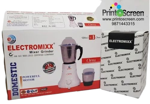 Mixer Grinder Packaging Box