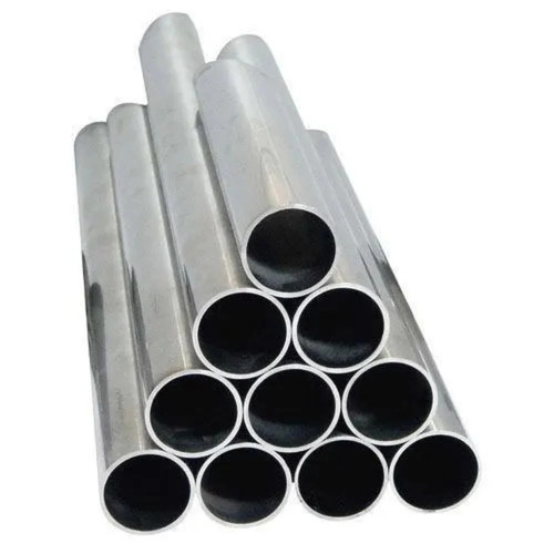 Polished Stainless Steel Pipes - Round Shape, Black Annealed Finish | Corrosion Resistant, Heat Resistant, Rust Proof, Durable with Smooth Surface