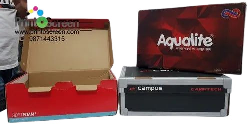 Shoes Packaging Box - Single Wall 3 Ply Cardboard | Light Weight, 120 GSM, Multi Color Design, Holds Up to 5 Kg