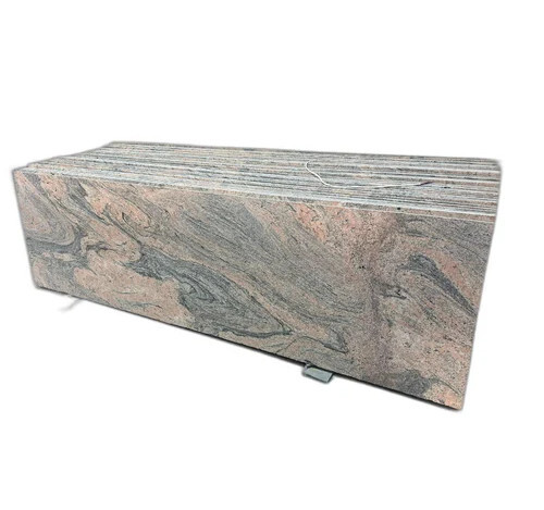 Romantic Pink Granite Slab - 16mm Polished Finish, Elegant Pink Color with Subtle Veining, Durable and Scratch-Resistant Surface, Ideal for Countertops, Flooring, and Wall Cladding