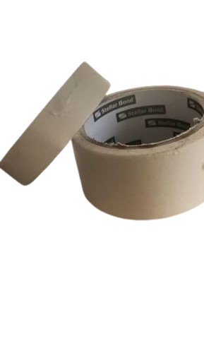 Abro Masking Tapes - Paper Material, Customized Size, White Color | Durable Rubber Adhesive, Single Sided Use, Fine Finish