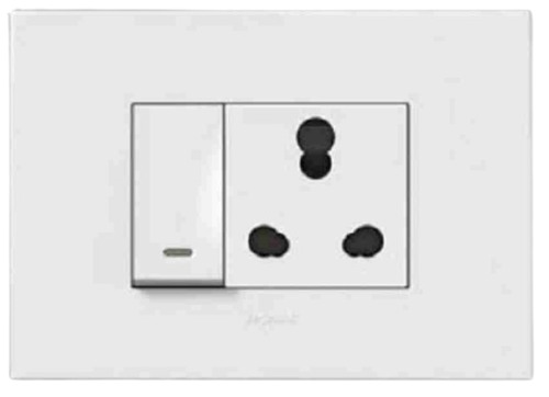 Electric Switch Board - Electric, 5 Ampere, White | Durable, Fine Finishing, Application: Residential & Industrial, 1 Year Warranty