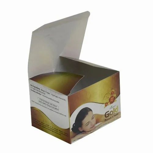 Facial Kit Packaging Box - Duplex Paper, 250 GSM, Biodegradable, Rectangle Shape, Multi Color | PVC Laminated Finish, Eco-Friendly Design