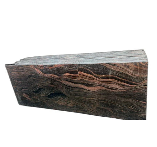 Himalyan Brown Polished Granite Slabs - 16mm Thick, Rich Brown Color with Unique Veins and Patterns | Heat, Moisture, and Stain Resistant, Ideal for Countertops and Flooring