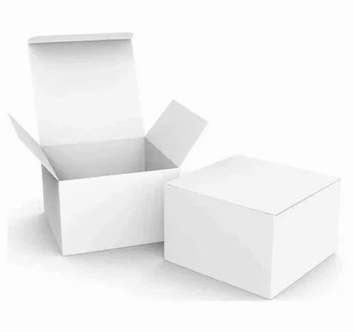 Kraft Paper Packaging Box - 200 GSM, Moisture Proof Matte Finish | White Kraft Paper Material