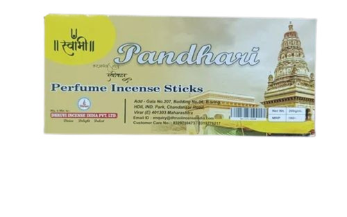 Pandhari Perfume Incense Sticks - Cow Dung & Bamboo, 22 cm Length, Brown Color | Burning Time: 20 Minutes, Eco-Friendly, Easy to Clean, Lavender Fragrance