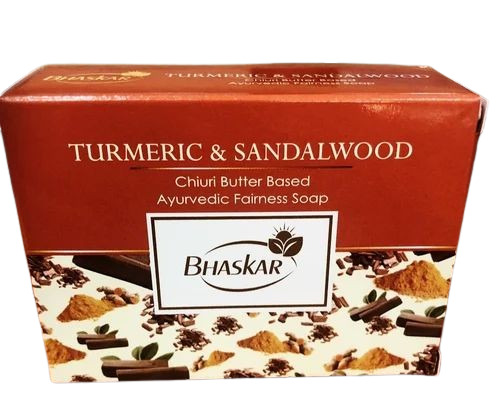 Soap Packaging Box - Kraft Paper, Rectangular Shape, Multi Color Matte Finish, 500 gm Capacity, 250 GSM Printed Design