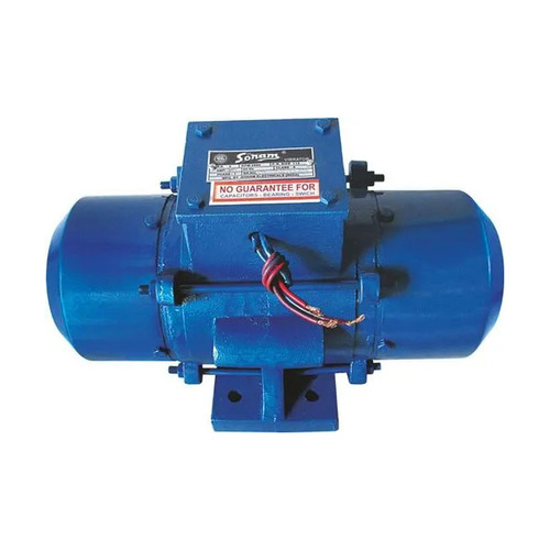Unbalance Vibrator Motor - 10 KW, 2 Poles, Foot Mounting, 2000-6000 RPM | Blue Color, Drip-Proof, Mechanical Seal, Electric Start, 240/440 Volt
