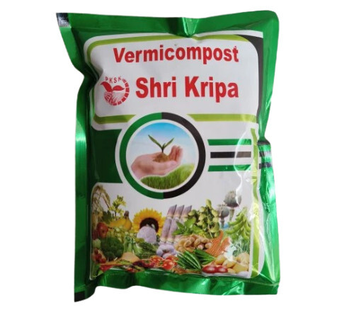 Vermicompost Fertilizer - Grade A pH 7.2 | Slow Release Black Powder, Insoluble in Water, Ideal for Agriculture