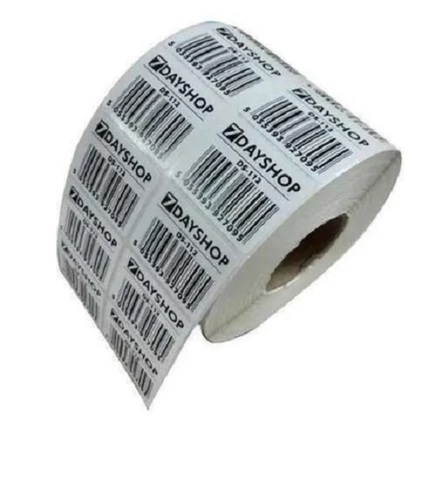 Printed Barcode Labels - White 38x25mm Eco-Friendly Paper Material | Adhesive Rectangle Shape for Efficient Labelling