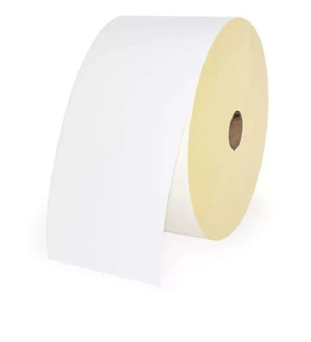 Direct Thermal Barcode Labels - 75mm x 125mm White Rectangular Eco-Friendly Stickers | Adhesive, Plain Pattern, Ideal for Labelling