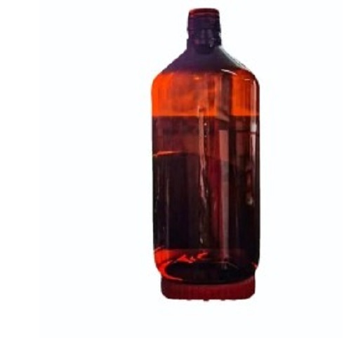 Amber Plastic Bottle - 500 ML | Lightweight, Leak Resistant, Made with Crack Resistant Material