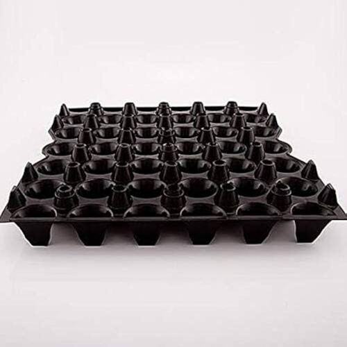 Black Plastic Egg Tray - Material: Pp