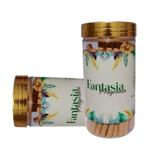 Fantasia Dhoop Stick - Wood Material, 4 Inch Length, Brown Color | Eco-Friendly, Easy to Clean, 35 Minutes Burning Time