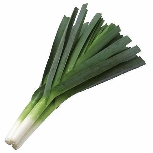 Green White Leek - 5 Kg A Grade, Imported Plastic Bag | Chopped, Common Shape, 3 Days Shelf Life, Cooked Style