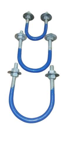 Hot Dip Galvanizing U Clamp - Mild Steel 2 Inches Blue | Durable Fine Finished Very Good Quality