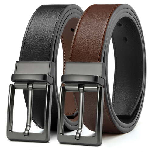 Mens Leather Belt - Color: Na