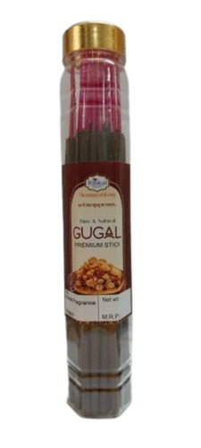 Natural Gugal Agarbatti Sticks - Bamboo Material, 22.5 cm Length, Brown Color | Easy to Clean, Eco-Friendly, Indian Incense for Worship