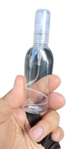 PET 60ml Spray Bottle - Crack Resistant Material, Lightweight Design, Round Shape, Transparent Color | New Condition, Delivered On Time