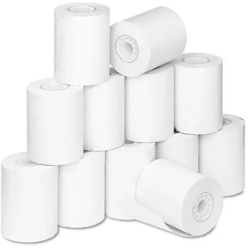 Plain White Label Rolls