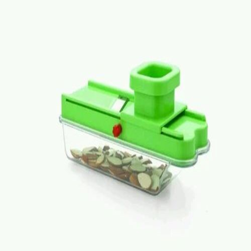 Plastic Dry Fruit Slicer - Plastic Material, Custom Size, Green Color | Multicolor Options for Enhanced Kitchen Experience