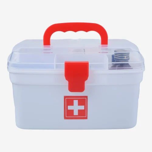 Plastic Empty First Aid Medical Box