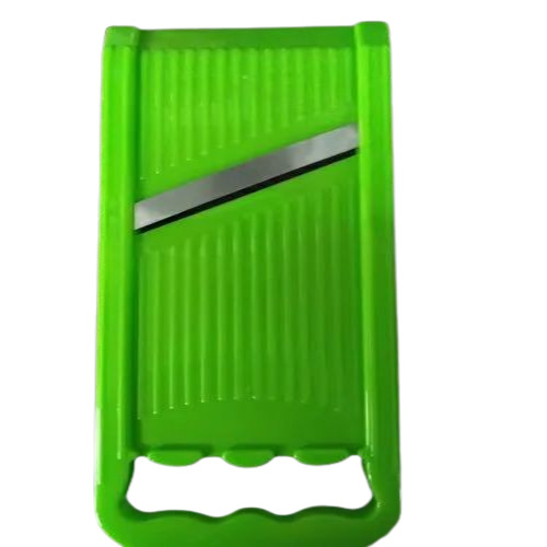 Plastic Vegetable Slicer - Plastic Material, Custom Size, Multicolor | Manual Operation for Straight Cutting, Ideal for Domestic Use