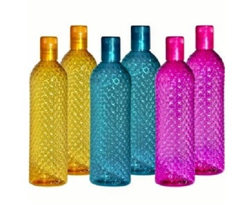 Plastic Water Bottle 1 Liter - Plastic, 1 Liter, Various Colors | Lightweight, Leak Resistant, Crack Resistant, Pocket Friendly