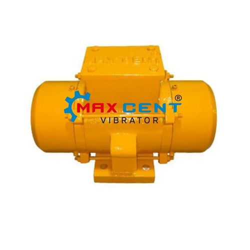 MAXCENT Vibrator Motor - Mild Steel, 1440-2880 RPM | Drip-Proof, High Pressure, Electric Start, Yellow and Orange, Three Phase, 440 Volt