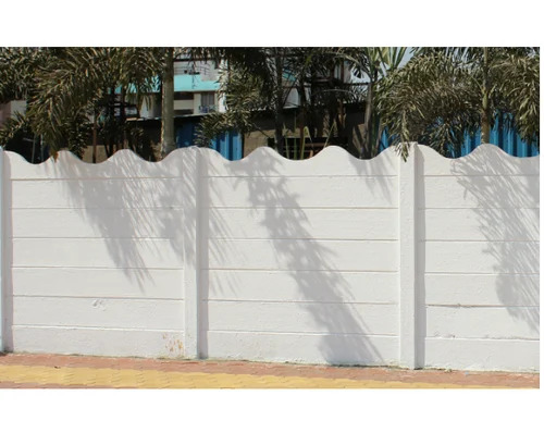 Precast Concrete Compound Wall - FRP Material, Eco-Friendly, High Strength, Easily Assembled | Suitable for Commercial Applications