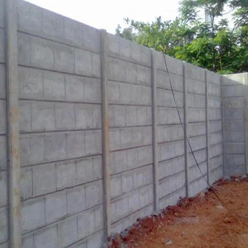 RCC Folding Concrete Compound Walls - Durable High Strength | Eco Friendly Easily Assembled for Commercial Applications