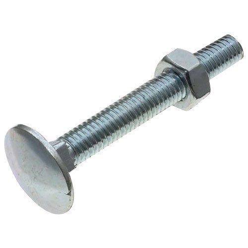 Silver Mild Steel Ms Carriage Bolt