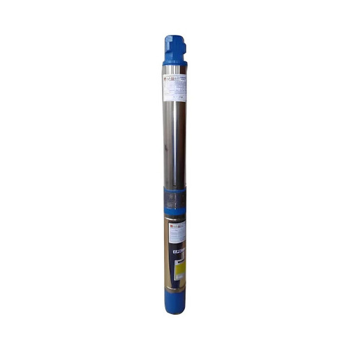 Highwell 1 HP Single Phase Submersible Pump - Stainless Steel Silver and Blue 17 Stages | 2 Year Warranty Electric Water Supply Usage