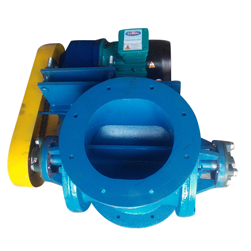 200nb Ci Rotary Valve With 1hp Gear Motor - Color: Silver