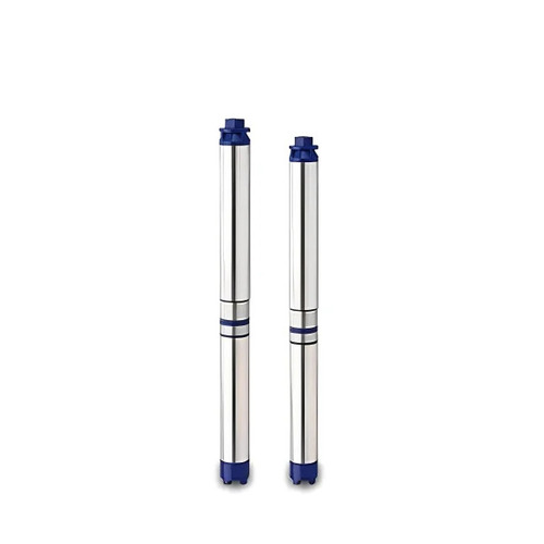 Sehman V4 Submersible Pump - 3 Hp Stainless Steel Silver And Blue | 10 Stage Water Supply System Ac Powered 1 Year Warranty