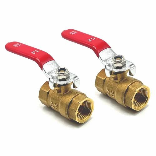 Brass Ball Valve - 3/8 to 4 Inch NPT Size Polished Golden Finish | Durable Fine Finished for Industrial Water Applications 1 Year Warranty