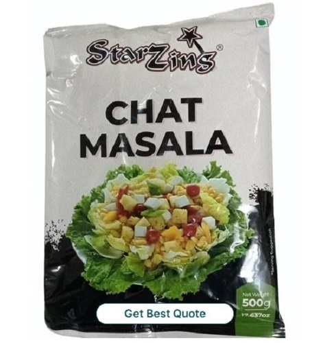 Chat Masala - 500gm Powder | Quality Tested Spicy Flavor Hygienically Packed Room Temperature Storage