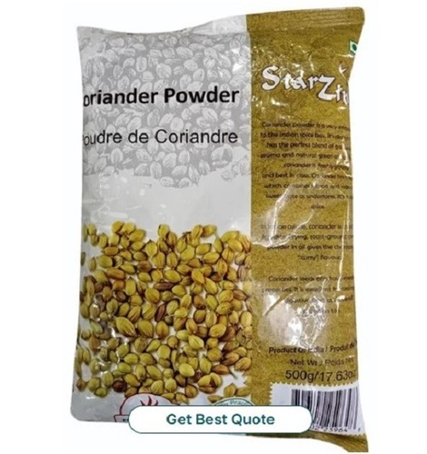 Coriander Powder - 500gm, Brown Food Grade Powder | Long Shelf Life, Hygienically Packed, Quality Tested