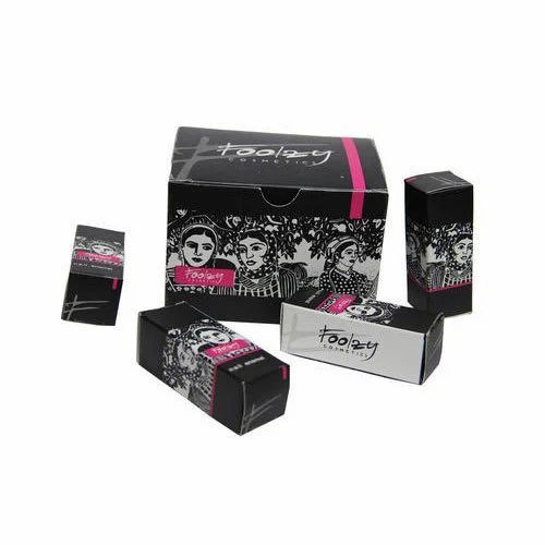 Cosmetic Packaging Box - Corrugated Paper Black Color | Ideal for Stylish and Eco-Friendly Cosmetic Presentation