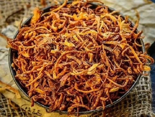 Crispy Fried Onion - 1 kg Pack, Whole Sliced A Grade Quality with 6 Months Shelf Life