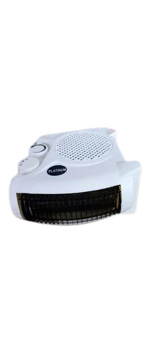 Electric Fan Heater - Copper Heating Element, 2000 Watt Power, Portable Installation, White Color