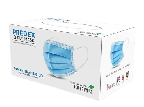 Face Mask Packaging Box - Paper, 7x4x3.5 inches, White | Eco-Friendly Design, Lightweight Construction, Versatile Usage