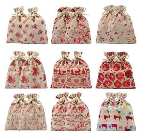 Jute Gift Bags - Color: Available