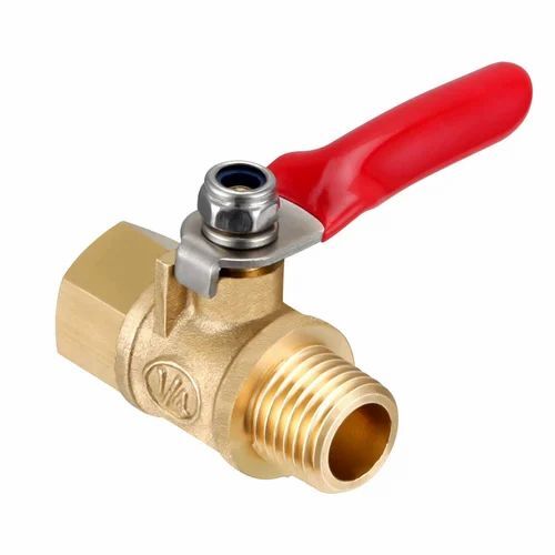 Npt Brass Ball Valve - Durable Brass Customized Size Golden Polished Finish | 3/8 - 4 Inch NPT Threads Industrial Application Water Media 1 Year Warranty