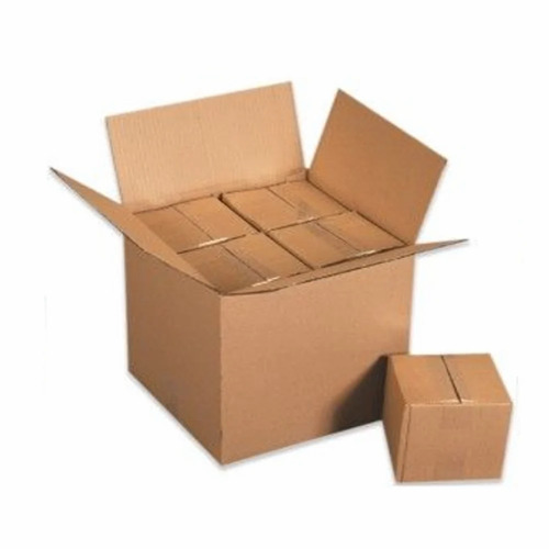 Plain Carton Boxes - Triple Wall 7 Ply, Rectangular Shape | Virgin Kraft Paper, Biodegradable, Gloss Varnish Finish